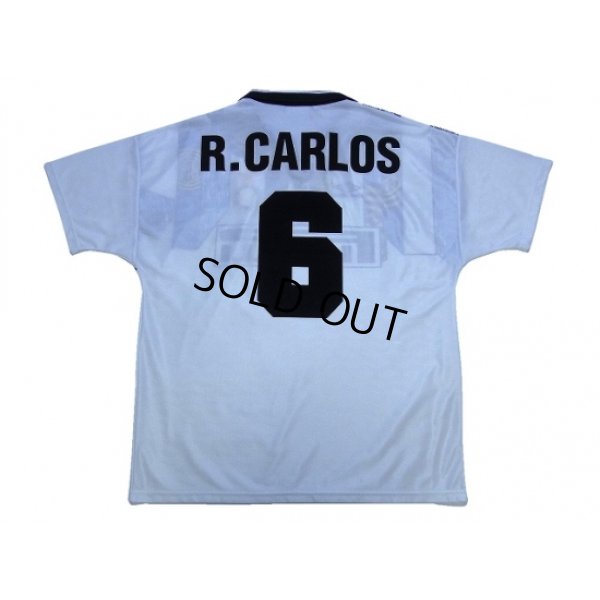 Photo2: Inter Milan 1995-1996 Away Shirt #6 Roberto Carlos