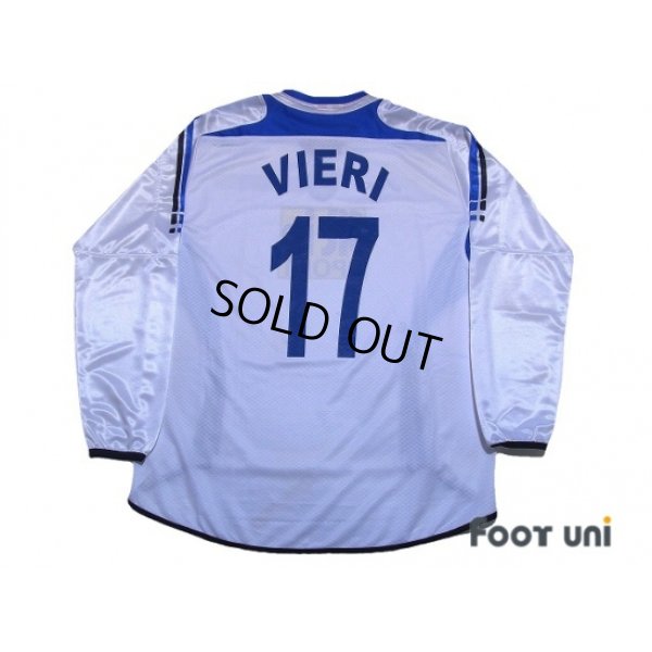 Photo2: Atalanta 2006-2007 Away Long Sleeve Shirt #17 Vieri Lega Calcio Serie A Tim Patch/Badge