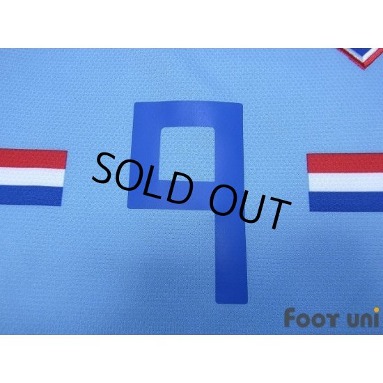 Netherlands 2008 Away Authentic Long Sleeve Shirt #9 v. Nistelrooy ...