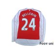 Photo2: Arsenal 2015-2016 Home Long Sleeve Shirt #24 Bellerin (2)