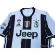 Photo3: Juventus 2016-2017 Home Authentic Shirt  #9 Higuain Serie A Tim Patch/Badge (3)