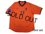 Netherlands 2000 Home Shirt #17 Humphrey Rudge Under-21 UEFA Euro Championship Patch/Badge