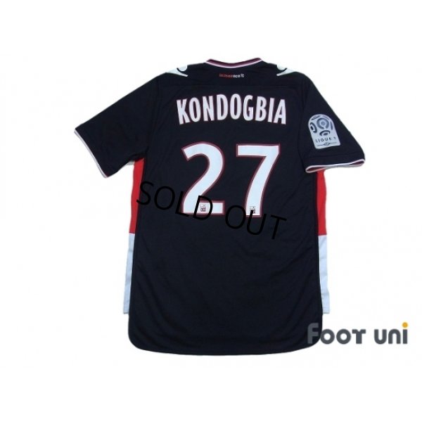 Photo2: AS Monaco 2013-2014 Away Shirt #27 Kondogbia Ligue 1 LFP Patch/Badge