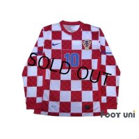 Croatia 2010 Home Authentic Long Sleeve Shirt #10 Modric w/tags