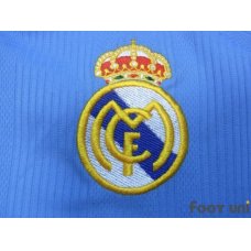 Real Madrid 1999-2001 Away Authentic Long Sleeve Shirt #10 Figo ...