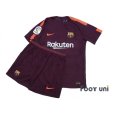 Photo1: FC Barcelona 2017-2018 3rd Authentic Shirt and Shorts Set La Liga Patch/Badge (1)