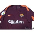 Photo3: FC Barcelona 2017-2018 3rd Authentic Shirt and Shorts Set La Liga Patch/Badge