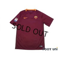 AS Roma 2016-2017 Home Shirt #10 Totti Serie A Tim Patch/Badge w/tags