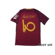 Photo2: AS Roma 2017-2018 Home Shirt #10 Totti w/tags (2)