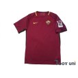 Photo1: AS Roma 2017-2018 Home Shirt #10 Totti w/tags (1)