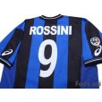 Photo4: Atalanta 2002-2003 Home Shirt #9 Rossini Lega Calcio Patch/Badge (4)