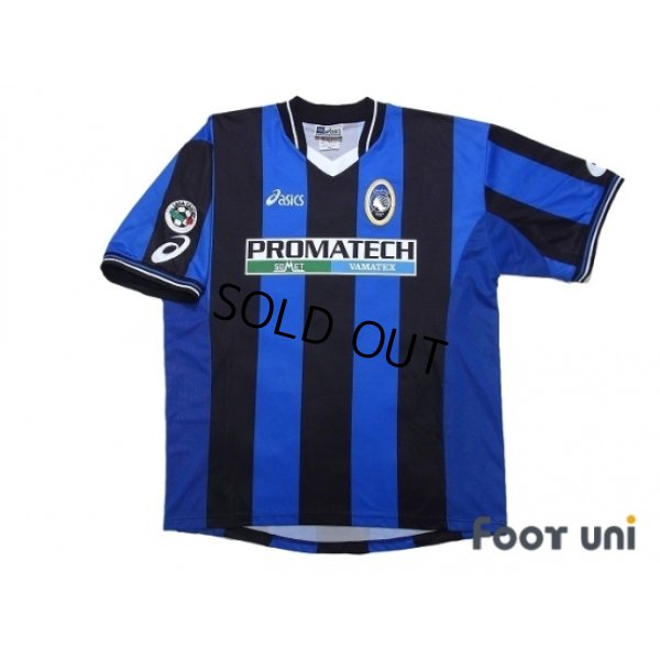 Photo1: Atalanta 2002-2003 Home Shirt #9 Rossini Lega Calcio Patch/Badge