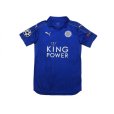 Photo1: Leicester City 2016-2017 Home Shirt #26 Mahrez Champions League Patch/Badge Respect Patch/Badge (1)