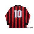 Photo2: AC Milan 1994-1995 Home Long Sleeve Shirt #10 Scudetto Patch/Badge (2)