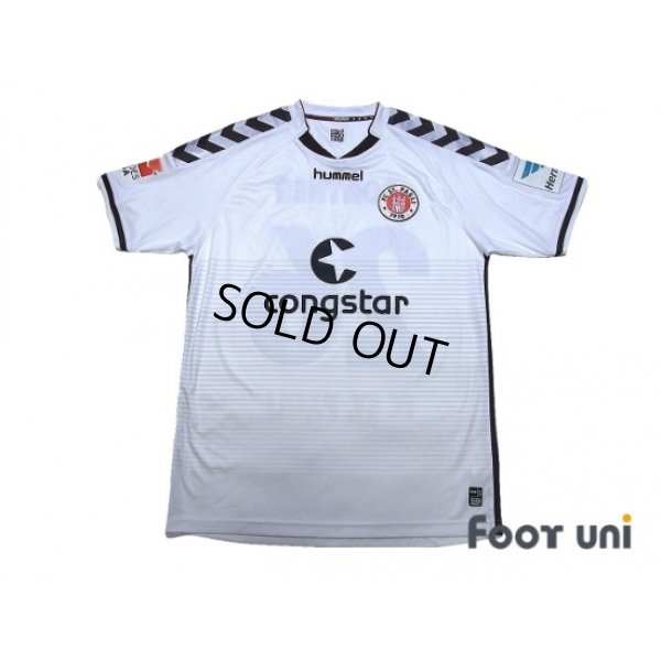 Photo1: FC St.Pauli 2014-2015 Away Autographed Shirt #26 Gonther Bundesliga Patch/Badge Hermes Patch/Badge