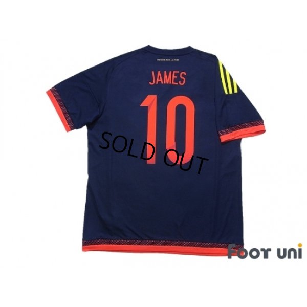 Photo2: Colombia 2015-2016 Away Shirt #10 James Rodriguez