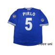 Photo2: Brescia 2000-2001 Home Shirt #5 Pirlo Lega Calcio Patch/Badge (2)