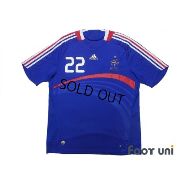 Photo1: France Euro 2008 Home Shirt #22 Ribery