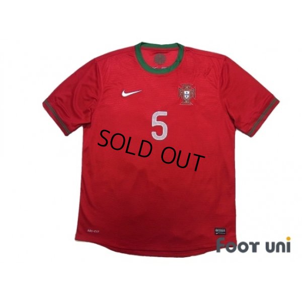 Photo1: Portugal Euro 2012 Home Shirt #5 Fabio Coentrao w/tags