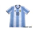 Photo1: Argentina 2016 Home Shirt #10 Messi w/tags (1)