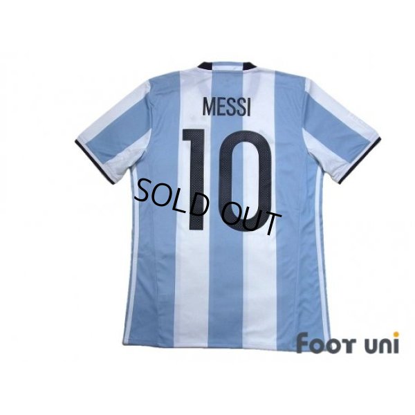 Photo2: Argentina 2016 Home Shirt #10 Messi w/tags