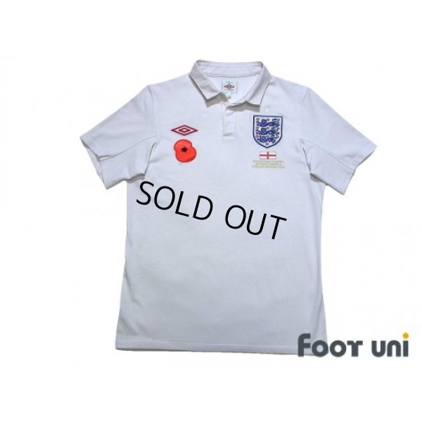 Photo1: England 2010 Home Shirt Commemorative model