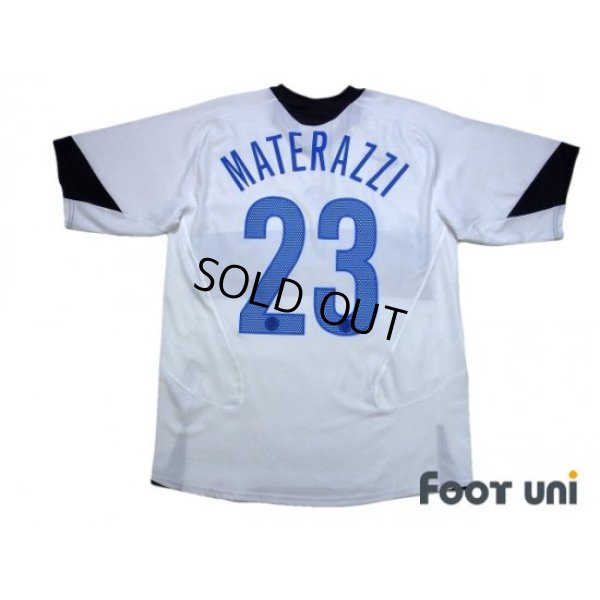 Photo2: Inter Milan 2005-2006 Away Shirt #23 Marco Materazzi