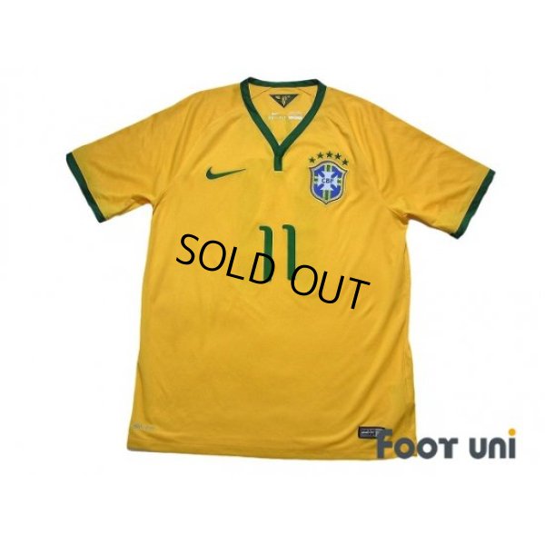 Photo1: Brazil 2014 Home Shirt #11 Oscar