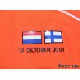 Photo7: Netherlands Euro 2004 Home Authentic Long Sleeve Shirt #10 Van der Vaart