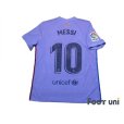 Photo2: FC Barcelona 2021-2022 Away Authentic Shirt and Shorts Set #10 Messi La Liga Patch/Badge (2)