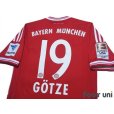 Photo4: Bayern Munchen 2013-2014 Home Shirt #19 Mario Gotze Bundesliga Patch/Badge