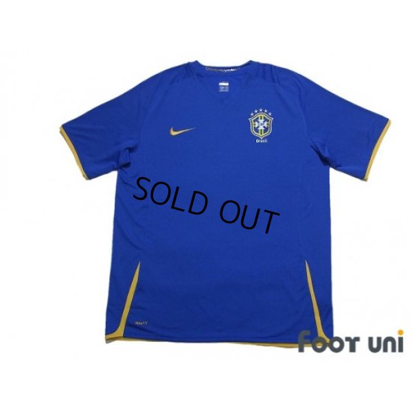 Photo1: Brazil 2008 Away Shirt