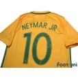 Photo4: Brazil 2016 Home Shirt #10 Neymar Jr w/tags