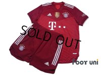 Bayern Munich 2021-2022 Home Authentic Shirt #9 Lewandowski Shorts Set