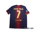 Photo2: FC Barcelona 2012-2013 Home Shirt #7 David Villa TV3 Patch/Badge LFP Patch/Badge (2)