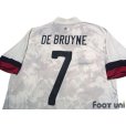 Photo4: Belgium Euro 2020-2021 Away Shirt #7 Kevin De Bruyne w/tags