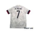 Photo2: Belgium Euro 2020-2021 Away Shirt #7 Kevin De Bruyne w/tags (2)