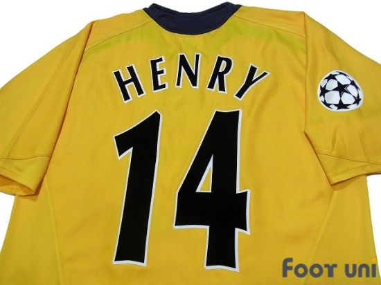 henry o2 arsenal jersey