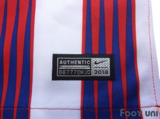 Atletico Madrid 2018-2019 Home Shirt - Online Store From Footuni Japan