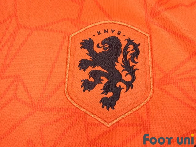 Netherlands National Team Euro 2020-2021 Home Shirt #21 Frenkie de Jong ...