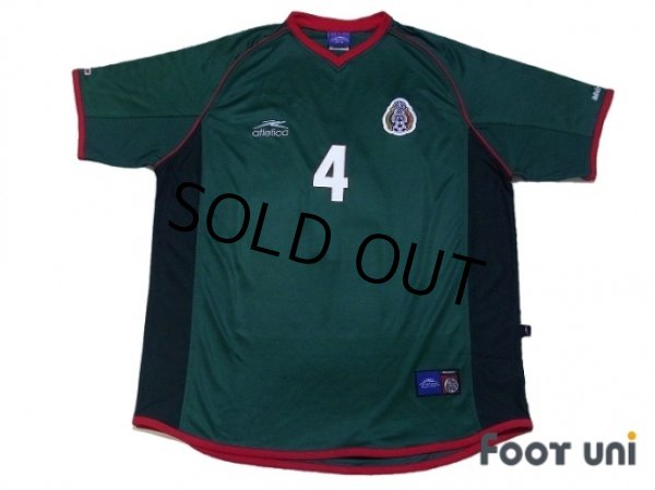 Photo1: Mexico 2002 Home Shirt #4 Marquez (1)