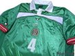 Photo3: Mexico 2000 Home Shirt #4 Marquez (3)