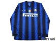 Photo1: Inter Milan 2010-2011 Home Long Sleeve Shirt Scudetto Patch/Badge (1)