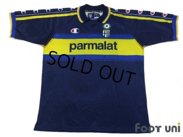 Photo1: Parma 1999-2000 Away Shirt (1)