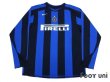 Photo1: Inter Milan 2005-2006 Home Long Sleeve Shirt (1)