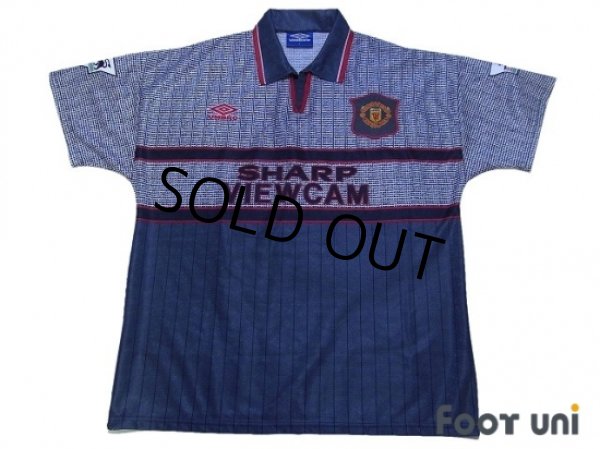 Photo1: Manchester United 1995-1996 Away Shirt #7 Cantona Premier League Patch/Badge (1)