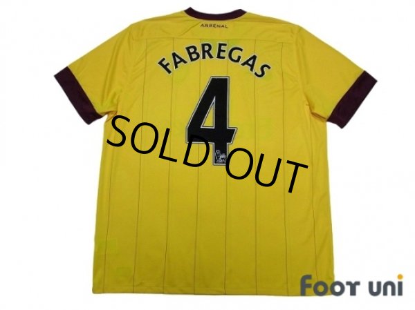 Arsenal 2010-2011 Away Shirt #4 Fabregas - Online Store From 