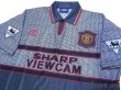 Photo3: Manchester United 1995-1996 Away Shirt #7 Cantona Premier League Patch/Badge (3)