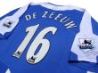 Photo3: Wigan Athletic 2005-2006 Home Shirt  #16 De Zeeuw BARCLAYCARD PREMIERSHIP Patch/Badge (3)