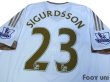 Photo4: Swansea City 2015-2016 Home Shirt #23 Sigurdsson BARCLAYS PREMIER LEAGUE Patch/Badge (4)